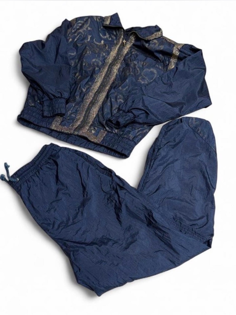 Vintage 90’s Windbreaker Tracksuit Women’s Small Retro Activewear Athletic